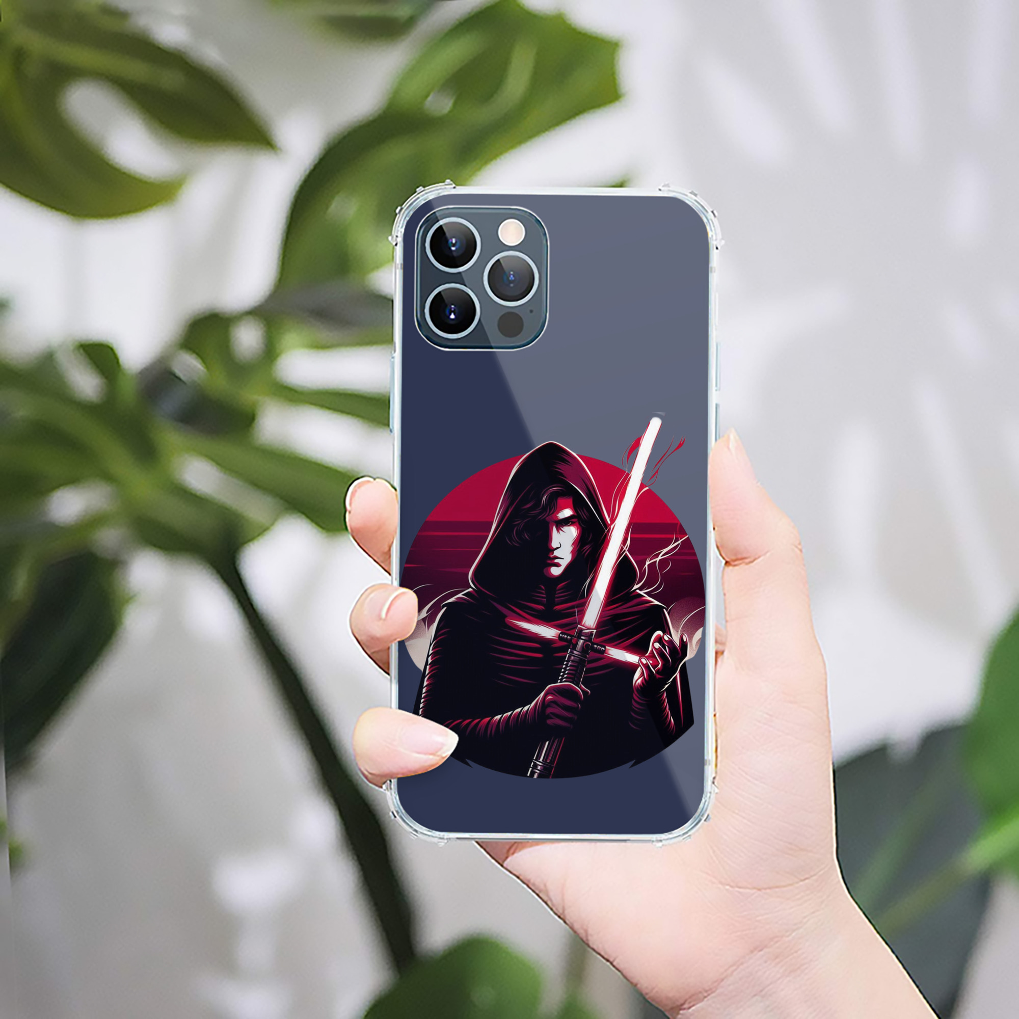 （画像用） スター・ウォーズ Star Wars 【iPhone 12シリーズ対応】透明スマホケース（クリアソフトケース）